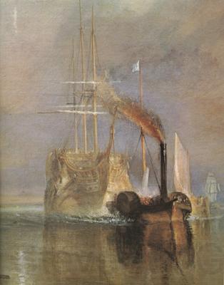 Joseph Mallord William Turner The Righting (Temeraire),tugged to her last berth to be broken up (mk31) Norge oil painting art